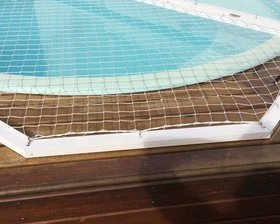 Redes de proteção para piscinas