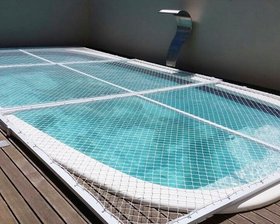 Redes de proteção para piscinas